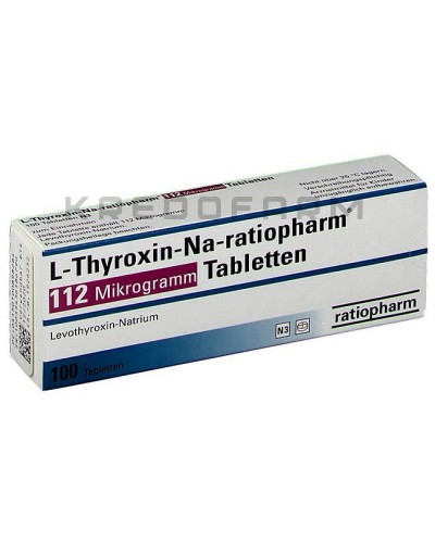 Л Тироксин краплі, розчин, таблетки ● L Thyroxin