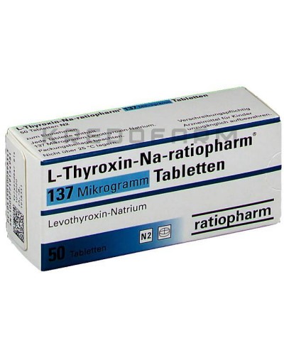 Л Тироксин капли, раствор, таблетки ● L Thyroxin