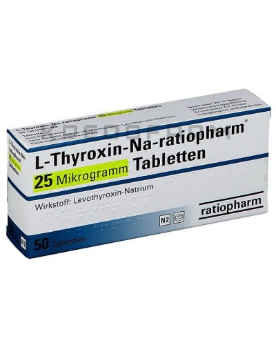 Л Тироксин краплі, розчин, таблетки ● L Thyroxin