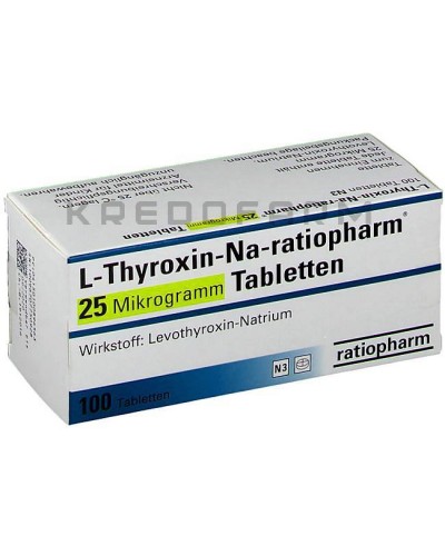 Л Тироксин краплі, розчин, таблетки ● L Thyroxin