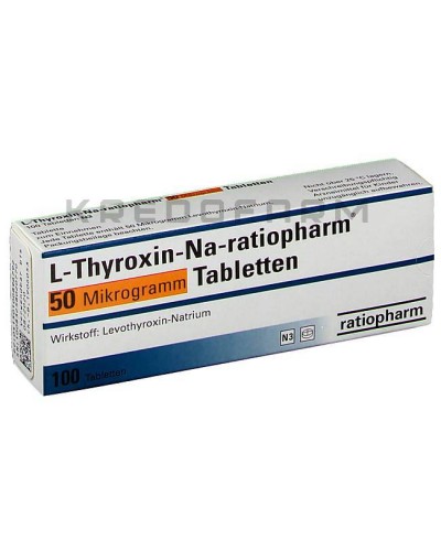 Л Тироксин краплі, розчин, таблетки ● L Thyroxin