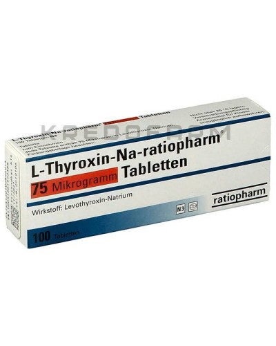 Л Тироксин краплі, розчин, таблетки ● L Thyroxin