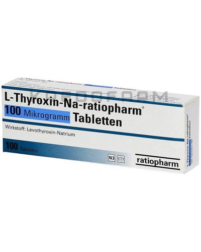 Л Тироксин краплі, розчин, таблетки ● L Thyroxin