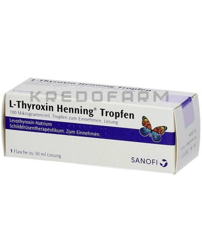 Л Тироксин краплі, розчин, таблетки ● L Thyroxin