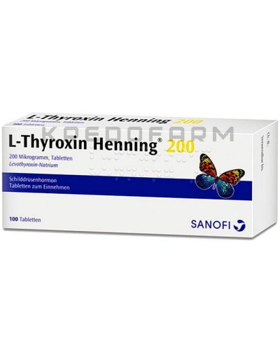 Л Тироксин краплі, розчин, таблетки ● L Thyroxin