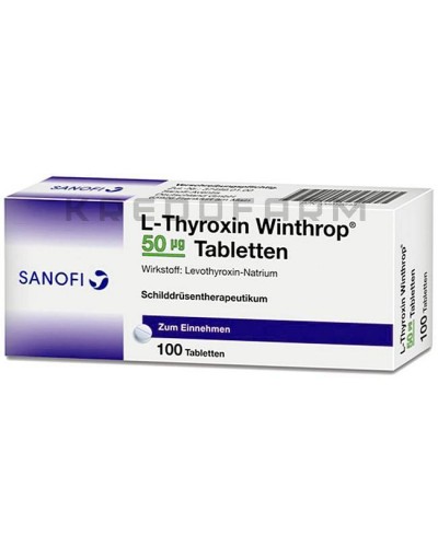 Л Тироксин капли, раствор, таблетки ● L Thyroxin