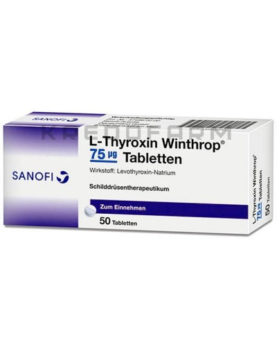 Л Тироксин капли, раствор, таблетки ● L Thyroxin