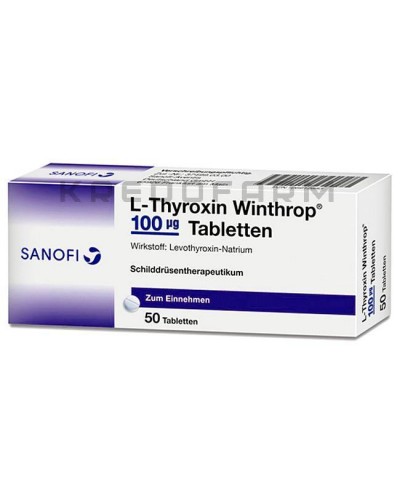 Л Тироксин капли, раствор, таблетки ● L Thyroxin