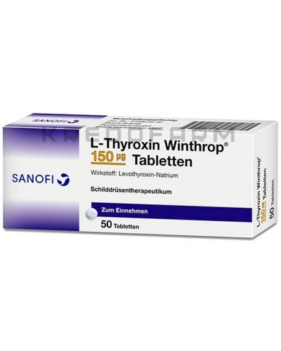 Л Тироксин краплі, розчин, таблетки ● L Thyroxin