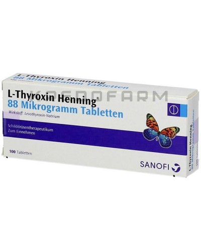 Л Тироксин краплі, розчин, таблетки ● L Thyroxin