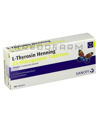 Л Тироксин краплі, розчин, таблетки ● L Thyroxin