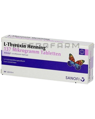 Л Тироксин краплі, розчин, таблетки ● L Thyroxin