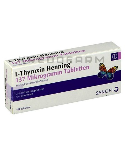 Л Тироксин краплі, розчин, таблетки ● L Thyroxin