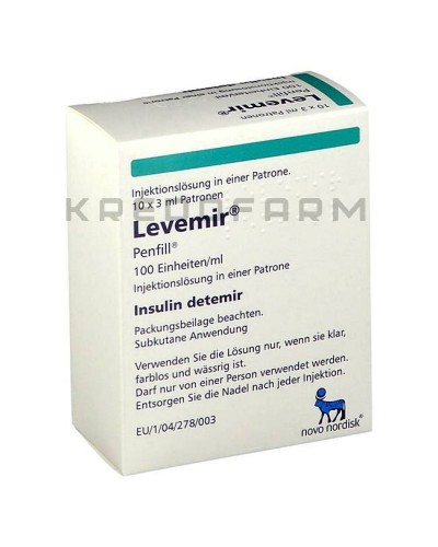 Левемир картриджи, раствор, шприци ● Levemir