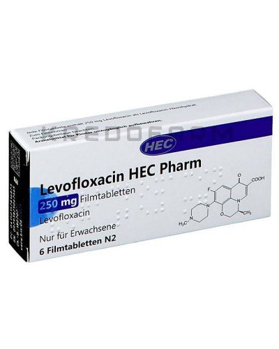 Левофлоксацин розчин, таблетки ● Levofloxacin