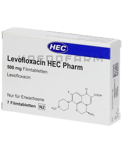 Левофлоксацин розчин, таблетки ● Levofloxacin