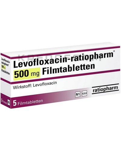 Левофлоксацин раствор, таблетки ● Levofloxacin