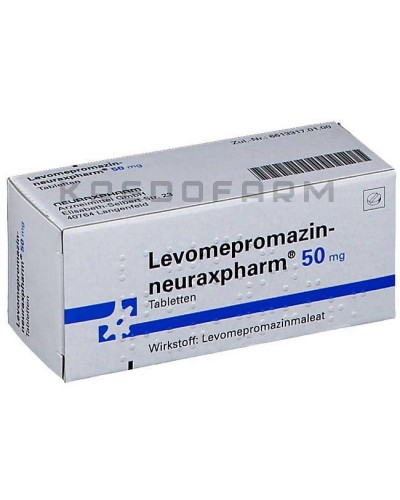 Левомепромазин капли, раствор, таблетки ● Levomepromazin