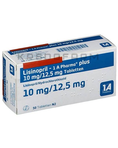 Лизиноприл таблетки ● Lisinopril