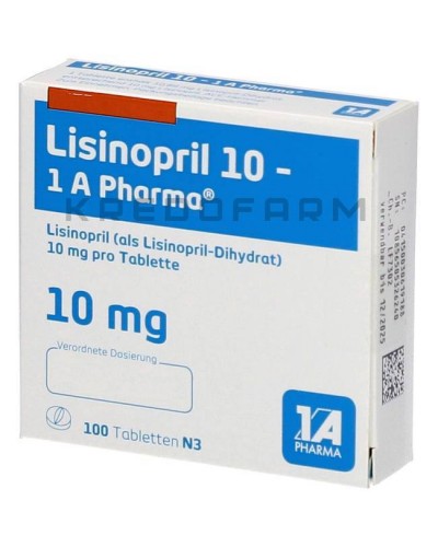 Лизиноприл таблетки ● Lisinopril