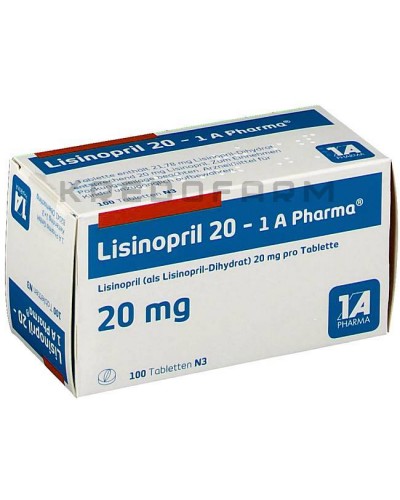 Лизиноприл таблетки ● Lisinopril