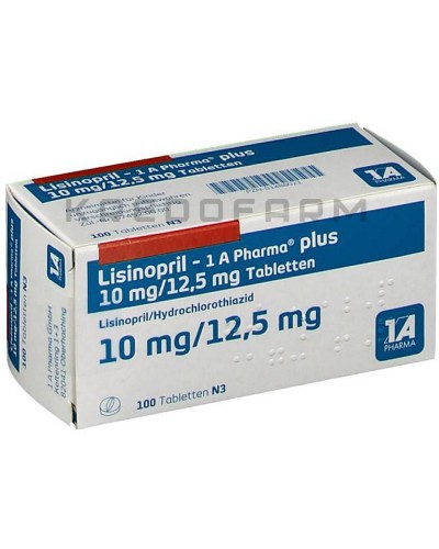 Лизиноприл таблетки ● Lisinopril