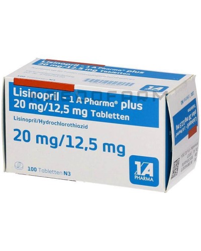 Лизиноприл таблетки ● Lisinopril