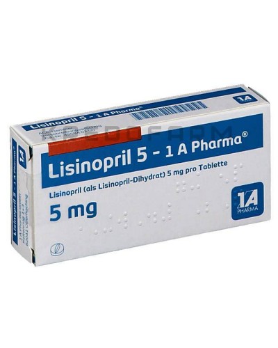 Лизиноприл таблетки ● Lisinopril