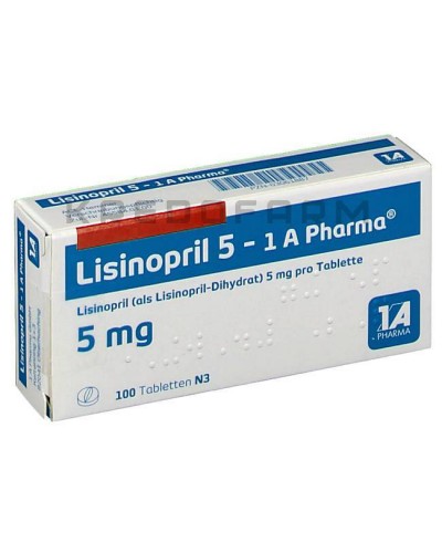 Лизиноприл таблетки ● Lisinopril