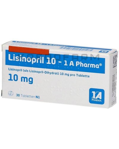 Лизиноприл таблетки ● Lisinopril