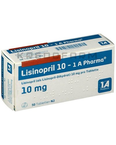 Лизиноприл таблетки ● Lisinopril