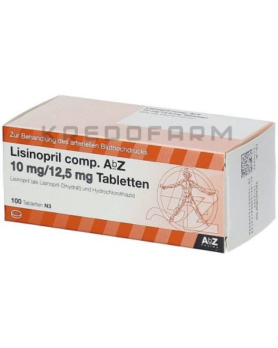 Лизиноприл таблетки ● Lisinopril