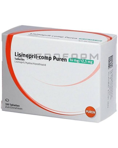 Лизиноприл таблетки ● Lisinopril