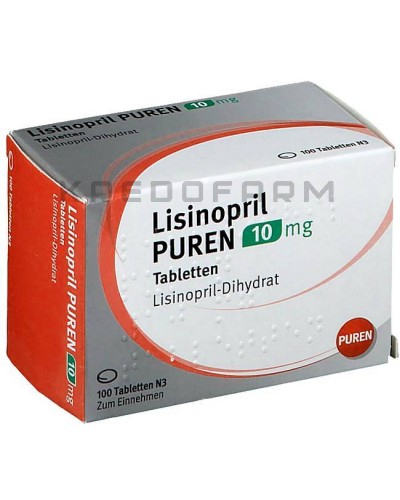 Лизиноприл таблетки ● Lisinopril