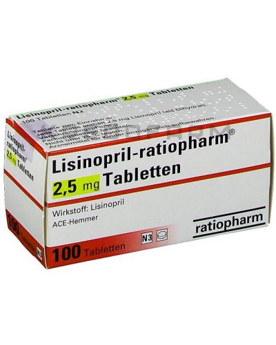 Лизиноприл таблетки ● Lisinopril