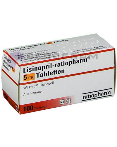 Лизиноприл таблетки ● Lisinopril