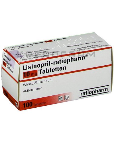 Лизиноприл таблетки ● Lisinopril