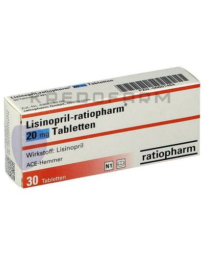 Лизиноприл таблетки ● Lisinopril