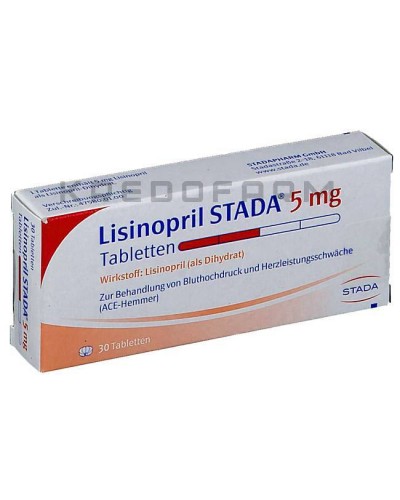 Лизиноприл таблетки ● Lisinopril