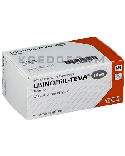 Лизиноприл таблетки ● Lisinopril