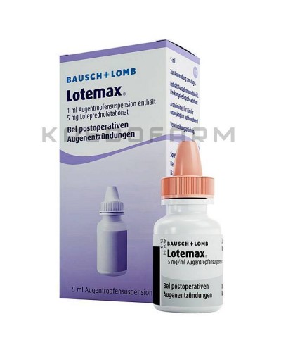 Лотемакс капли ● Lotemax