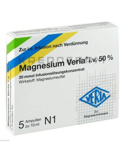 Магнезіум Верла концентрат, порошок, таблетки ● Magnesium Verla