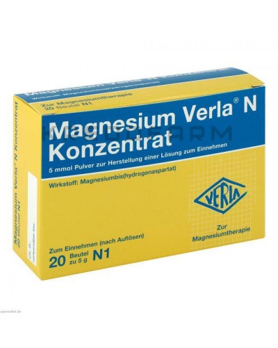 Магнезіум Верла концентрат, порошок, таблетки ● Magnesium Verla