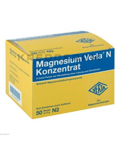 Магнезіум Верла концентрат, порошок, таблетки ● Magnesium Verla