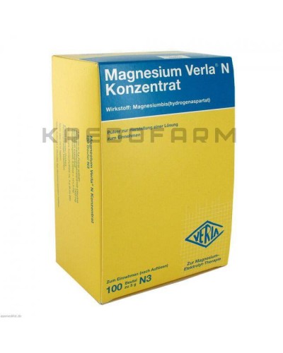 Магнезіум Верла концентрат, порошок, таблетки ● Magnesium Verla