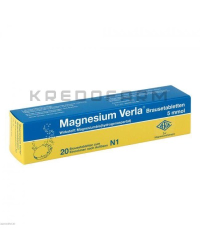 Магнезіум Верла концентрат, порошок, таблетки ● Magnesium Verla