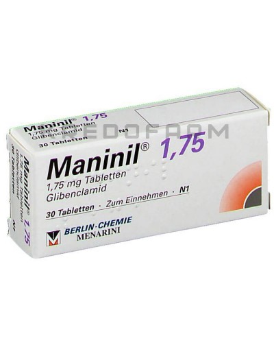 Манинил таблетки ● Maninil