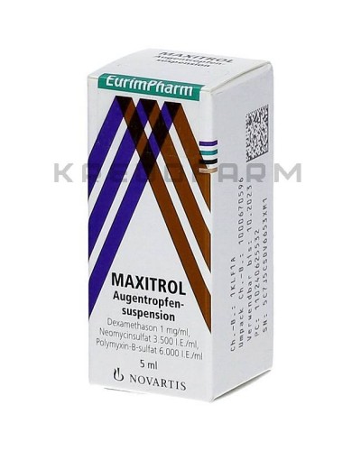 Макситрол краплі ● Maxitrol