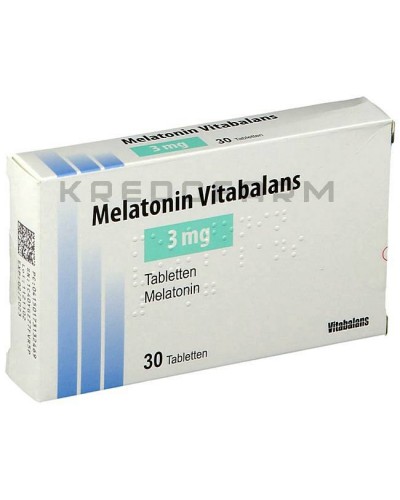 Мелатонін Вітабаланс таблетки ● Melatonin Vitabalans