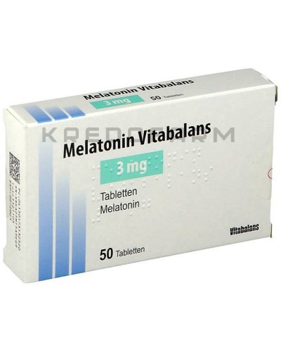 Мелатонін Вітабаланс таблетки ● Melatonin Vitabalans